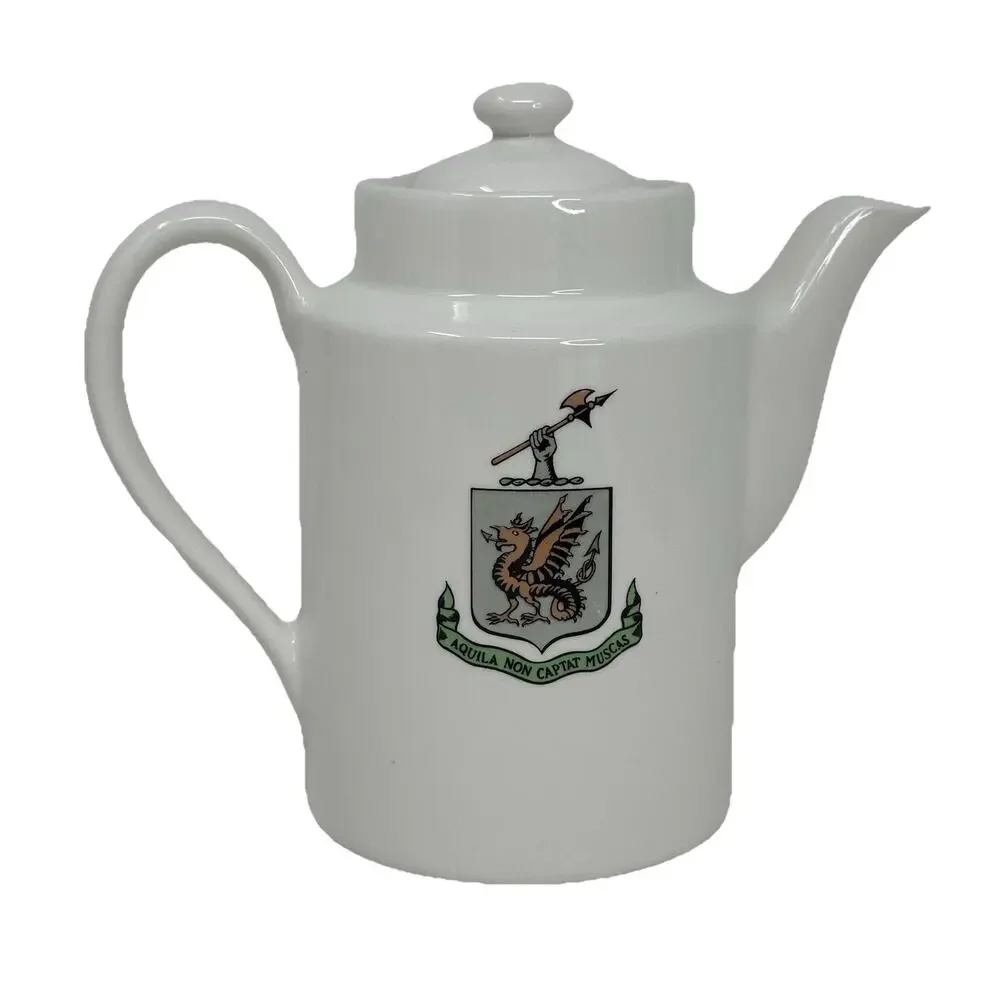 Vintage 7” Drake Hotel Chicago Coffee Tea Server AQUILA NON CAPTAT MUSCAS